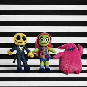 Lot of 3 Disney The Nightmare Before Christmas Plush Jack Sally Oogie Boogie